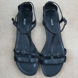 Ecco Black Sandals